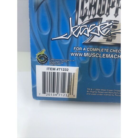 Muscle Machines WCC Jesse James "Penny Saved" 1:31 Scale Motorcycle NIB. Read - Picture 10 of 15